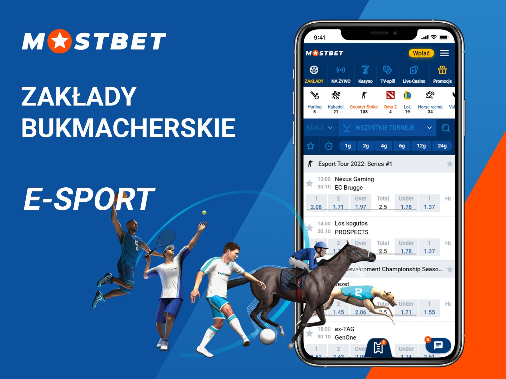 Zakłady bukmacherskie — e-sport